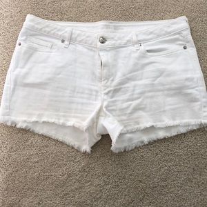 Michael Kors White Jean Shorts